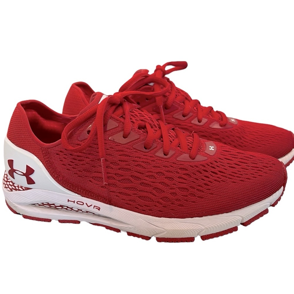Under Armour Hovr Sonic 4 Red Running Shoes 8 (Wisconsin or Utah fan gear!)